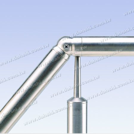 S.S. Round Tube Perp. Post Adj. Conn. Support Trapezoid Stem ...