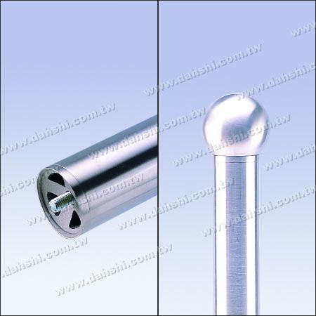 Les accessoires peuvent être appliqués sur la connexion entre une boule creuse et un tube rond - interne, insérés dans le tube