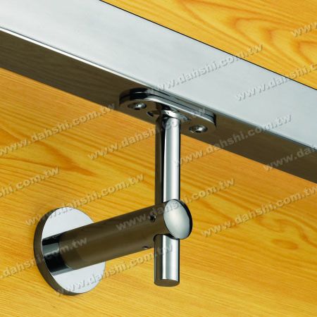 Parafuso autoperfurante - Aço inoxidável, suporte de parede para tubo quadrado e retangular, altura ajustável - ângulo fixo
