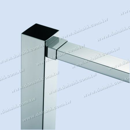 Stainless Steel Rectangle Tube Handrail End