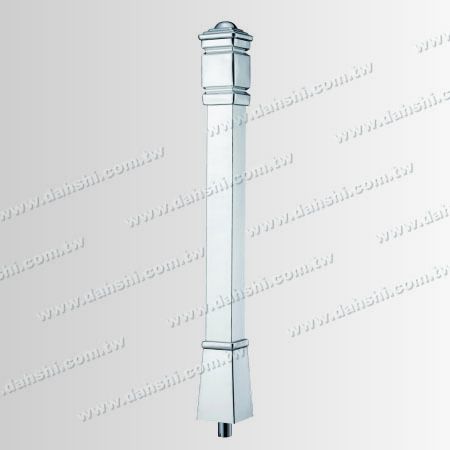 Stainless Steel Square Post Plain Surface