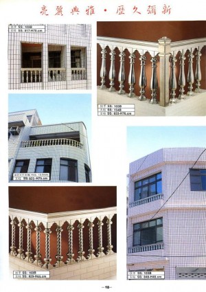 Dah Shi exquisite stainless steel assembling type of artistic verandah railing.