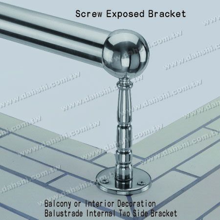 Innendeko. Balustrade interne Zwei-Seiten-Halterung - Schraube freiliegende Halterung - Balkon oder Innendekoration Balustrade Innenseitenhalterung Innendeko. Balustrade interne Zwei-Seiten-Halterung - Schraube freiliegende Halterung - Balkon oder Innendekoration Balustrade Innenseitenhalterung