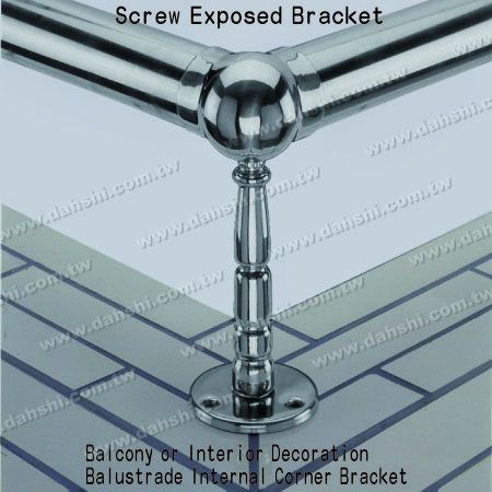 Innenraumdekoration Balustrade Inneneckhalterung - Schraube freiliegende Halterung - Balkon oder Innendekoration Balustrade Inneneckhalterung Innenraumdekoration Balustrade Inneneckhalterung - Schraube freiliegende Halterung - Balkon oder Innendekoration Balustrade Inneneckhalterung