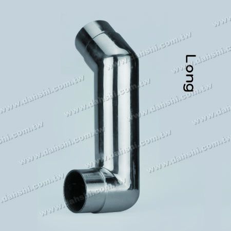 S.S. Round Tube Internal Stair Corner Extra Length Elbow - Stainless Steel Round Tube Internal Stair Corner Extra Length Connector - Angle Can Be Customized