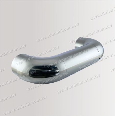 Handrail adjustable angle joint - Stainless steel handrail 180 degree corner adjustable angle joint for stairs