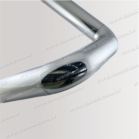 Verstellgelenk für Handlauf - Diagramm des Handlaufs aus Edelstahl mit 180-Grad-Eckverstellgelenk für Treppen Verstellgelenk für Handlauf - Diagramm des Handlaufs aus Edelstahl mit 180-Grad-Eckverstellgelenk für Treppen