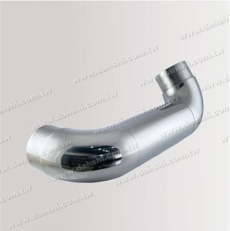 Stainless steel handrail 180 degree corner adjustable angle joint for stairs - Left side