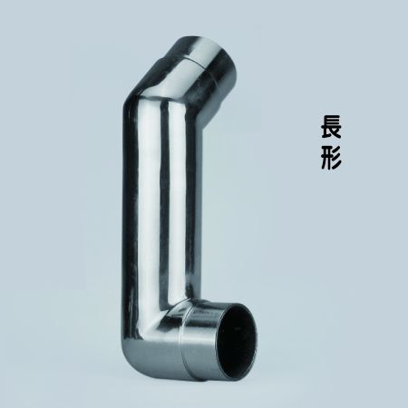 不锈钢圆管套外楼梯转角用加长型接头- 可订做角度 - 不锈钢圆管套外楼梯转角用加长型接头- 可订做角度