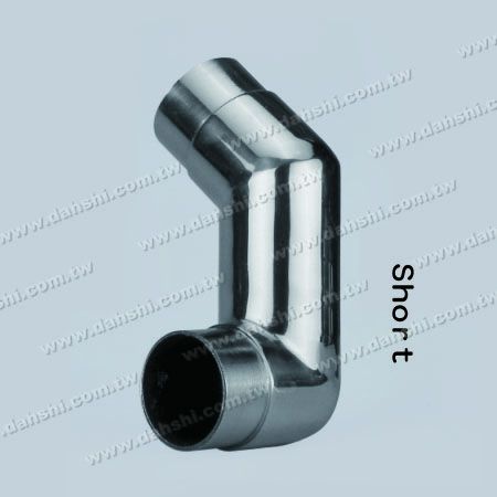 Codo de esquina de escalera interna de tubo redondo de acero inoxidable - Conector de esquina de escalera interna de tubo redondo de acero inoxidable - el ángulo se puede personalizar