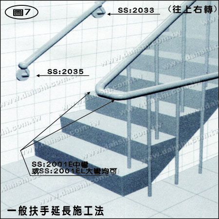 图示:不锈钢圆管套外90度加长型弯头