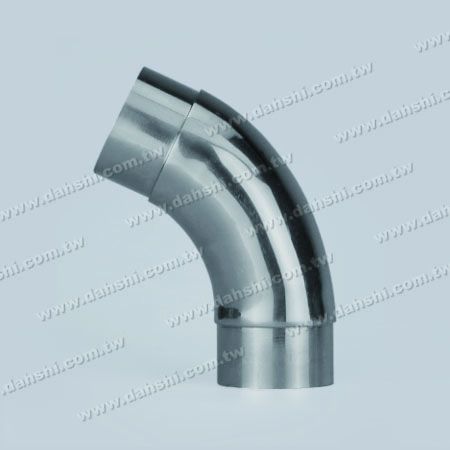 Coude interne de tube rond en acier inoxydable 65° à longueur supplémentaire - Coude à 65° interne en tube rond en acier inoxydable avec longueur supplémentaire