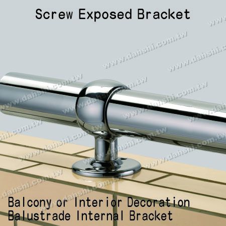 Soporte interno de barandilla de decoración interior - Soporte de tornillo expuesto - Balaustrada de decoración de balcón o interior, soporte interno de balaustrada Soporte interno de barandilla de decoración interior - Soporte de tornillo expuesto - Balaustrada de decoración de balcón o interior, soporte interno de balaustrada