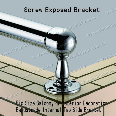 Innendeko. Balustrade interne Zwei-Seiten-Halterung - Schraubenausgesetzte Halterung - Große Größe Balkon oder Innenraumdekoration Balustrade interne Zwei-Seiten-Halterung Innendeko. Balustrade interne Zwei-Seiten-Halterung - Schraubenausgesetzte Halterung - Große Größe Balkon oder Innenraumdekoration Balustrade interne Zwei-Seiten-Halterung