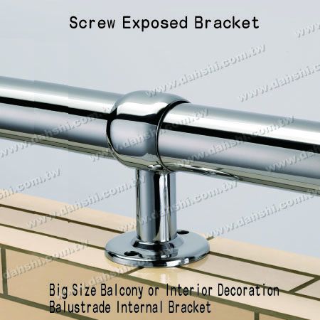 Support interne de balustrade de décoration intérieure - Support de fixation à vis - Balustrade de balcon ou de décoration intérieure de grande taille - Support interne