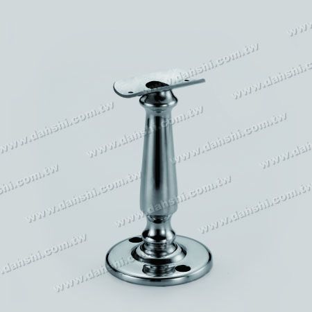 गोल ट्यूब हैंडरेल टॉप वॉल ब्रैकेट - स्क्रू उभारा ब्रैकेट - बड़े आकार की गोल ट्यूब हैंडरेल टॉप वॉल ब्रैकेट