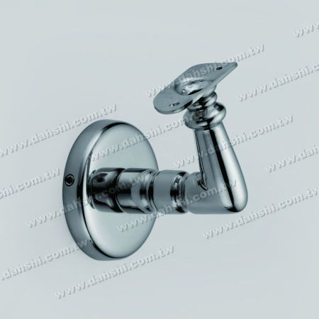 गोल ट्यूब हैंडरेल वॉल ब्रैकेट - स्क्रू अदृश्य ब्रैकेट - स्टेनलेस स्टील गोल ट्यूब हैंडरेल वॉल ब्रैकेट