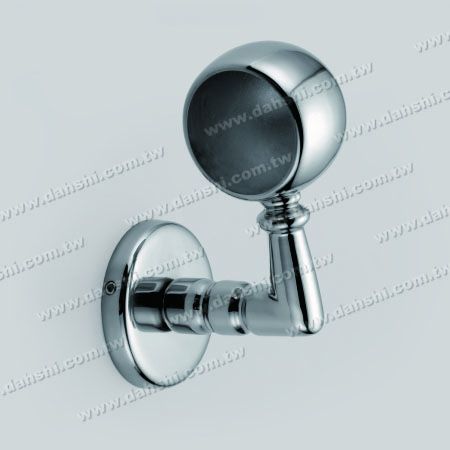 आंतरिक गोल ट्यूब हैंडरेल वॉल ब्रैकेट एंड (दाएं हाथ) - स्क्रू अदृश्य ब्रैकेट - आंतरिक गोल ट्यूब हैंडरेल वॉल ब्रैकेट एंड (दाएं हाथ की ओर)