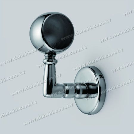 आंतरिक गोल ट्यूब हैंडरेल वॉल ब्रैकेट एंड (बाएं हाथ) - स्क्रू अदृश्य ब्रैकेट - आंतरिक गोल ट्यूब हैंडरेल वॉल ब्रैकेट एंड (बाएं हाथ की ओर)