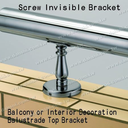 Interior Deco. Balustrade Top Bracket - Screw Invisible Bracket - Balcony or Interior Decoration Balustrade Top Bracket