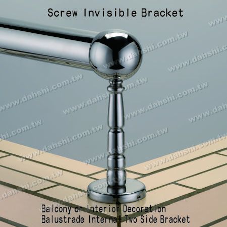 Innendeko. Balustrade interne Zwei-Seiten-Halterung - Unsichtbare Schraubenkonsole - Balkon oder Innendekoration Geländer Innenseitige Zweikonsolen Innendeko. Balustrade interne Zwei-Seiten-Halterung - Unsichtbare Schraubenkonsole - Balkon oder Innendekoration Geländer Innenseitige Zweikonsolen