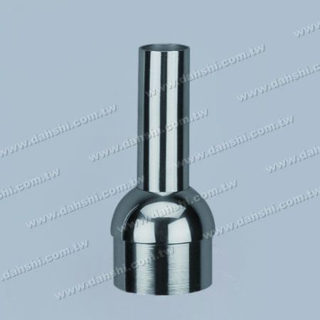 S.S. Round Tube Handrail Perp. Post Connector Reducer Dome - Stainless Steel Round Tube Handrail Perpendicular Post Connector Reducer Dome