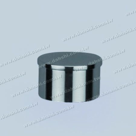 Flat Top End-Cap - Stainless Steel Round Tube Flat Top End Cap
