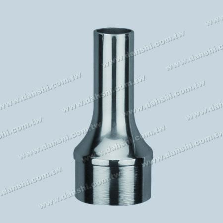 S.S. Round Tube Perp. Post Conn. Reducer Tapered - Stainless Steel Round Tube Handrail Perpendicular Post Connector Reducer Tapered