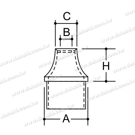 Dimensione: Gli accessori in acciaio inossidabile possono essere applicati sulla sfera cava e sul tubo tondo - interno, da inserire nel tubo