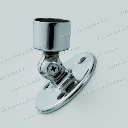 S.S. Handrail Support Angle Adj. External - Stainless Steel Round Tube Handrail Support Angle Adjustable External