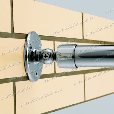 Support d'angle de main courante en tube rond en acier inoxydable réglable à l'extérieur
