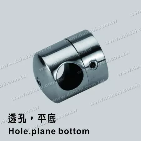 S.S. Tube/Bar Holder Go Through Flat Back - Stainless Steel Tube/Bar Holder Go Through Flat Back