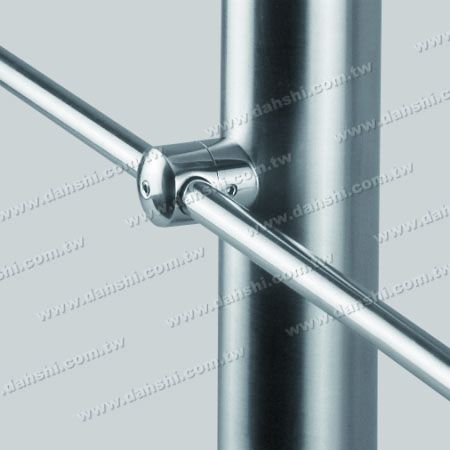 S.S. Porta tubo/barra passante - Supporto per tubo/barra in acciaio inossidabile che attraversa