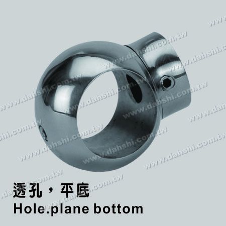 S.S. Tube/Bar Holder Go Through Flat Back - Stainless Steel Tube/Bar Holder Go Through Flat Back