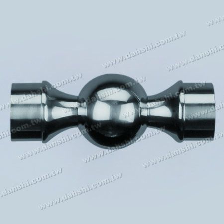S.S. Round Tube Internal Line Ball Connector - Stainless Steel Round Tube Internal Line Ball Connector