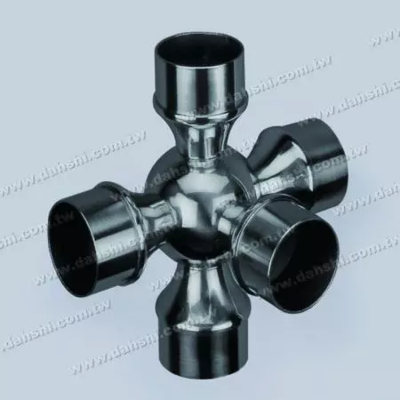 S.S. Round Tube Internal Ball Connector 5 Way Out - Stainless Steel Round Tube External Ball Connector 5 Way Out - Stamping Made