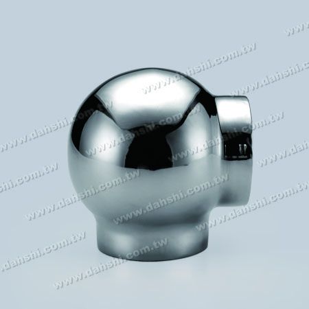 Connettore a sfera esterno a 90° in acciaio inossidabile per tubo rotondo - Realizzato con stampaggio