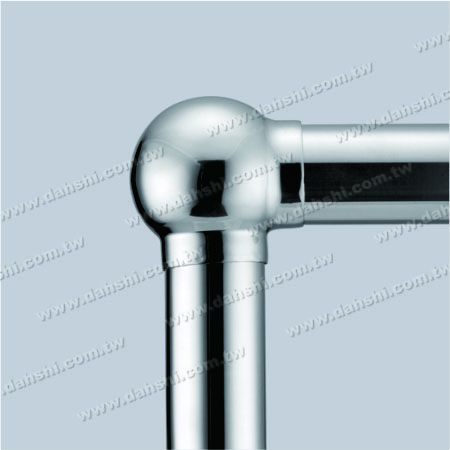 S.S. Round Tube External 90° Ball Connector - Stamping Made - Stainless Steel Round Tube External 90degree Ball Connector - Stamping Made S.S. Round Tube External 90° Ball Connector - Stamping Made - Stainless Steel Round Tube External 90degree Ball Connector - Stamping Made