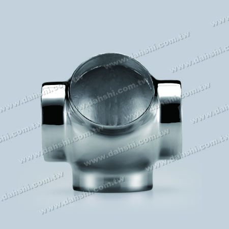 Conector de bola externa de tubo redondo de acero inoxidable de 135° de 4 vías