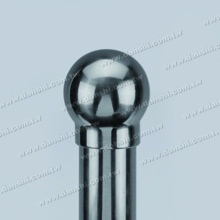 S.S. Round Tube Ball Top Handrail End - Casting - Stainless Steel Round Tube Ball Top Handrail End - Casting