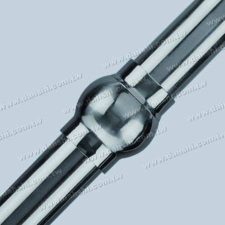 Conector de bola de línea externa de tubo redondo de acero inoxidable - Conector de bola de línea externa de tubo redondo de acero inoxidable - Fundición realizada