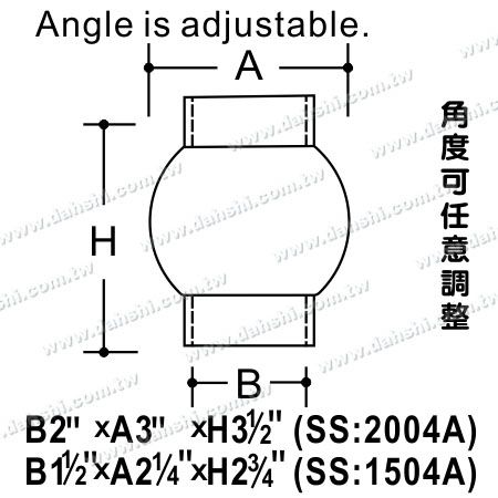 Boyut: Paslanmaz Çelik Yuvarlak Boru Dış Hattı Top Bağlantısı - Döküm Yapılmış
