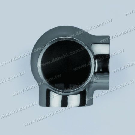 S.S. Round Tube External 90° T Conn. Ball Type - Stainless Steel Round Tube External 90degree T Connector Ball Type - Casting Made