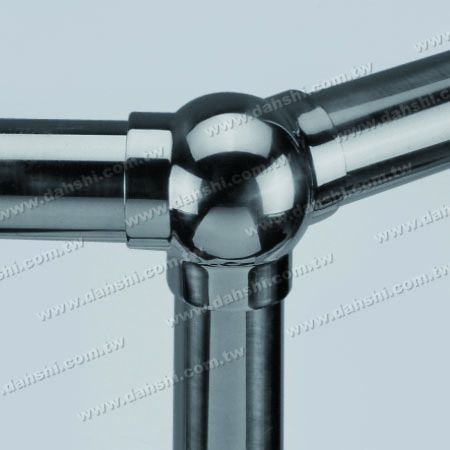 S.S.丸管外部135°3方向出口コネクターボールタイプ - ステンレス鋼の丸いチューブ外部135度3ウェイアウトコネクターボールタイプ - 鋳造製