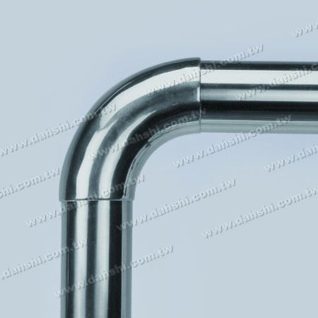 Внешний 90° локоть из нержавеющей стали для круглых труб - Внешний 90-градусный локоть из нержавеющей стали для круглых труб