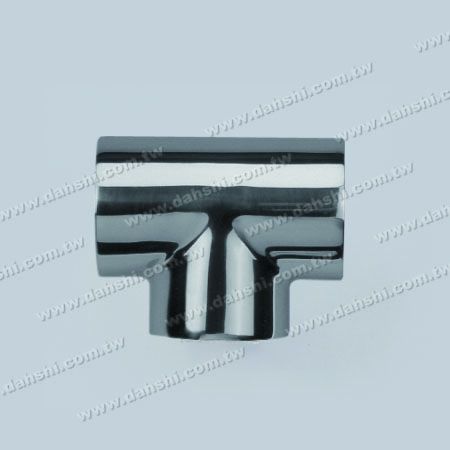S.S. Round Tube External T Connector - Stainless Steel Round Tube External T Connector