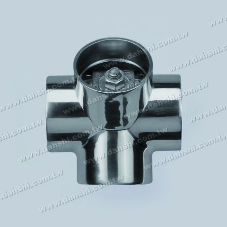S.S. Round Tube External 135° Connector 4 Way Out - Stainless Steel Round Tube External 135degree Connector 4 Way Out