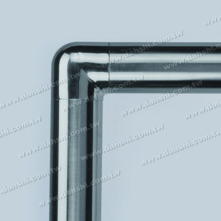 Angolo interno a 90° del tubo rotondo in acciaio inossidabile - Gomito interno a 90 gradi in acciaio inossidabile per tubo rotondo angolo rotondo