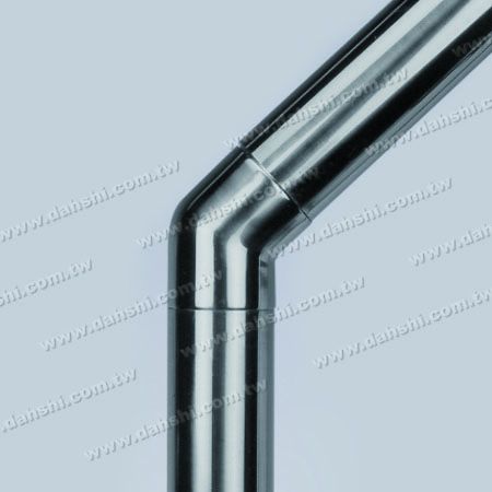 Conector interno de tubo redondo de acero inoxidable a 135 grados - Conector interno de tubo redondo de acero inoxidable a 135 grados - El ángulo se puede personalizar