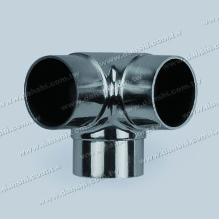 S.S. Round Tube Internal 90° T Connector - Stainless Steel Round Tube Internal 90degree T Connector